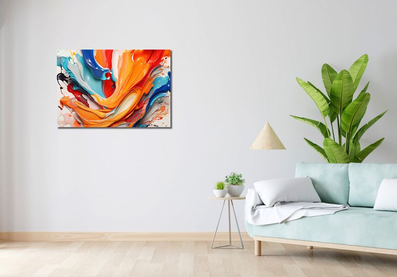 Obraz 90x60cm Taneczne Fale zdjęcie 2
