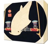 Obraz 30x30cm A White Macaw, Jakuchu Japoński Vintage