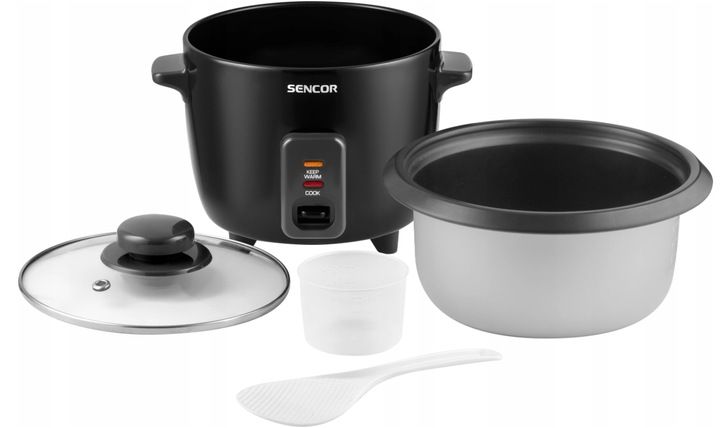 RYŻOWAR MASZYNA DO GOTOWANIA RYŻU ZESTAW GRATISÓW RICE COOKER 0.6l ZESTAW zdjęcie 4