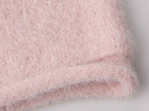 BROEL BUSIA ciepły komin na zimę futerko brudny róż L na Arena.pl