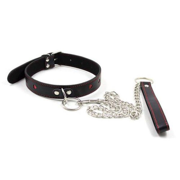 Easy Collar Leash Black zdjęcie 1