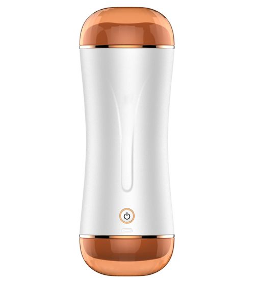 Dwustronny masturbator z wibracjami zdjęcie 3