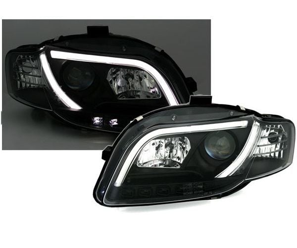 Lampy AUDI A4 B7 04-08R LED TUBE DO JAZDY DZIENNEJ zdjęcie 3