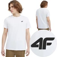 T-SHIRT 4F MĘSKI KOSZULKA KRÓTKI RĘKAW BAWEŁNIANA REGULAR GŁADKA r. XL