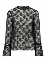 Pieces top damski czarny klasyczny rozmiar L