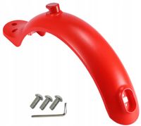 Błotnik tylny czerwony do hulajnogi Xiaomi M365/Pro/Fiat 500 F85 + GRATIS