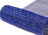 Taśma z plastikowymi ozdobami 115 mm ( 1 MB ) Niebieskie