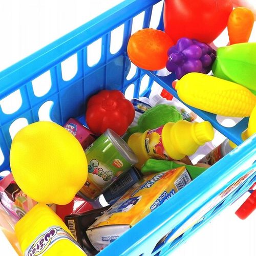 Duży wózek koszyk na zakupy akcesoria 28el. 10N na Arena.pl