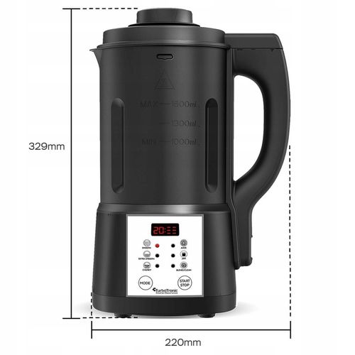 BLENDER KIELICHOWY MIKSER DO GOTOWANIA ZUPY ZUPOWAR SOUP MAKER 1,6L 1000W na Arena.pl