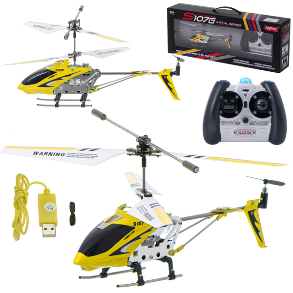 Helikopter RC SYMA S107G żółty zdjęcie 1