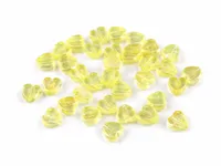 SERCA PLASTIK EFEKT AB JASNY ŻÓŁTY 8MM 10SZT