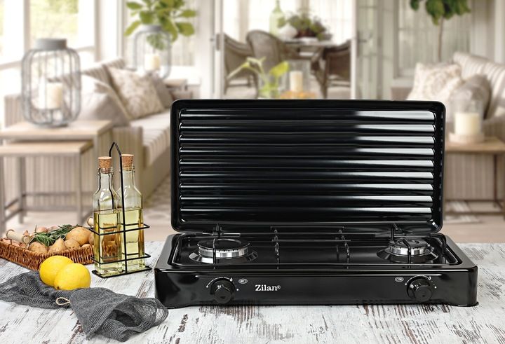 KUCHENKA GAZOWA 2 PALNIKI PRZENOŚNA + WĄŻ REDUKTOR zdjęcie 10