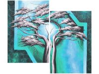 80X70CM DRZEWO O PÓŁNOCY DUO OBRAZ