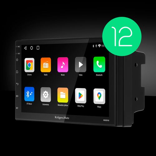 Radio Samochodowe Kruger&Matz CarPlay/AndroidAuto 7” 2DIN Bluetooth USB AUX na Arena.pl