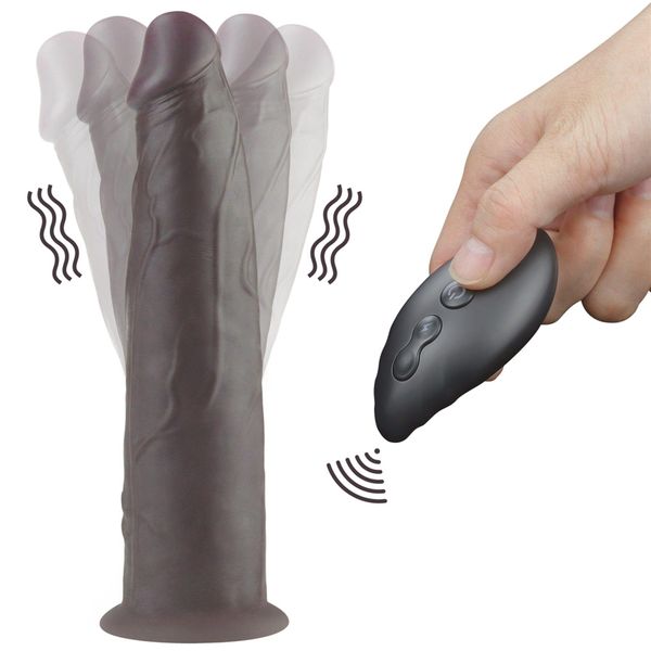 9.0'' Dual Layered Platinum Silicone Rotator zdjęcie 8