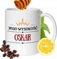 Kubek Dla Oskara Kolegi Przyjaciela Męża Z Nadrukiem Prezent Biały 330Ml