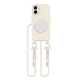 Etui Tech-Protect Magnecklace z Smyczą TPU DO iPhone 16 Cosmic Latte