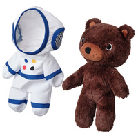 Pluszak miś niedźwiedź astronauta w skafandrze 28 cm  AFTONSPARV