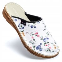 PanSzew POLSKIE Klapki Damskie ze SKÓRY NATURALNEJ 36-41