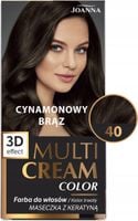 JOANNA MULTI CREAM COLOR FARBA DO WŁOSÓW NR 40 CYNAMONOWY BRĄZ 1 SZT