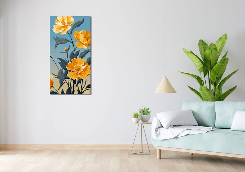 Obraz 50x100cm Kwiatowa Esencja zdjęcie 2