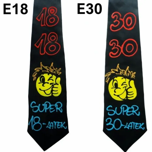 KRAWAT ręcznie malowany prezent URODZINY 18-80 CHŁOPAKA FACETA taty wzory na Arena.pl