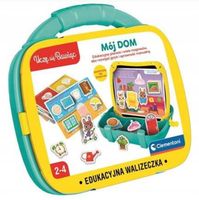 2X Edukacyjna walizeczka Mój dom Clementoni dla dzieci 2+ interaktywna zaba
