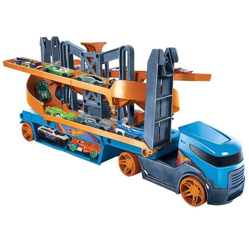 HOT WHEELS Mega Transporter Hauler + Autko na Arena.pl