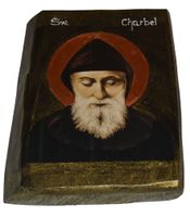 Ikona Święty Charbel Szarbel patron ludzi cierpiących, cudowne uzdrowienia