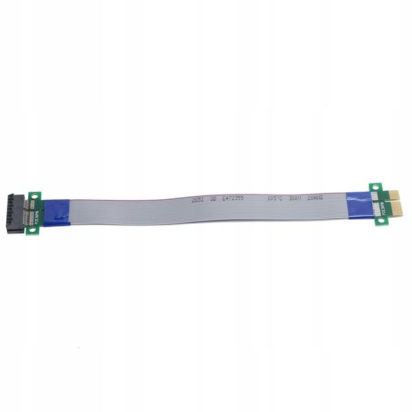 TAŚMA RISER PCI-E PCIE PCI EXPRESS 1X - 1X 26CM zdjęcie 2