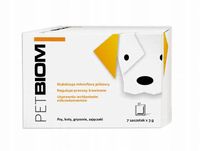 PETBIOM 21G PROBIOTYK DLA PSA, KOTA, GRYZONI BRAK PROBLEMÓW JELITOWYCH 7x3g