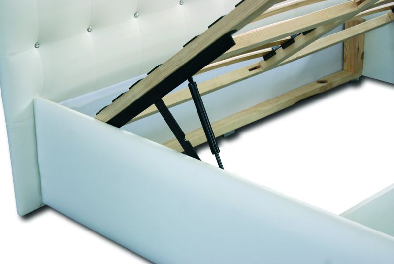 ŁÓŻKO DO SYPIALNI Z POJEMNIKIEM 200x140 TAPICEROWANE RÓŻNE TKANINY zdjęcie 3