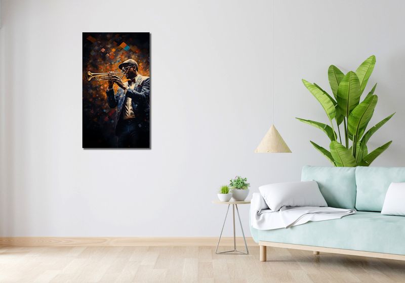 Obraz 50x90cm Symfonia na Trąbce zdjęcie 2