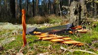 Bushmen ULTRALIGHT - Śledzie szpilki do namiotu tarpa TWISTER 8g - wkręcane