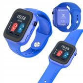 Smartwatch Dla Dziecka Zegarek Garett Kids Twin 2 4G Niebieski
