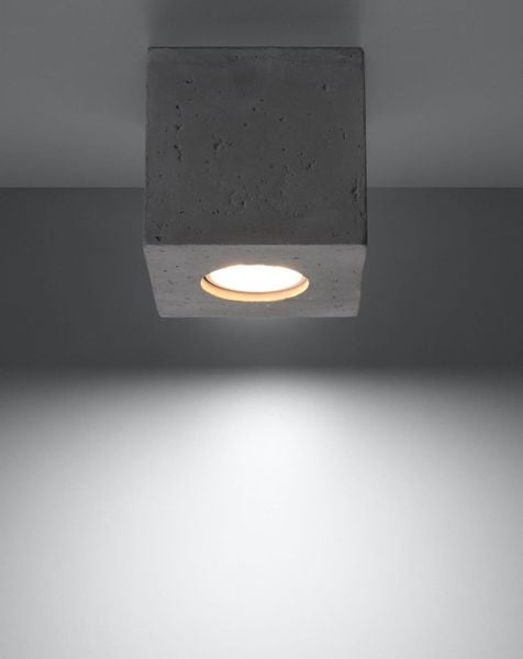 Downlight LAMPA sufitowa SL.0489 betonowa OPRAWA kostka cube zdjęcie 3