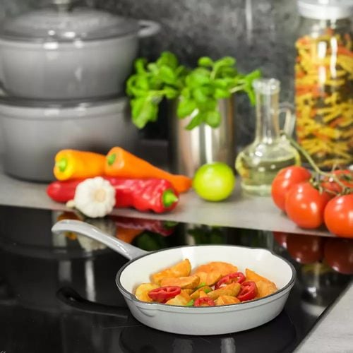 patelnia żeliwna emaliowana 26cm kinghoff kh-1519 na Arena.pl