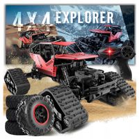 Samochód Zdalnie Sterowany Terenowy 4x4 Auto Na Pilota Z WYMIENNYMI KOŁAMI