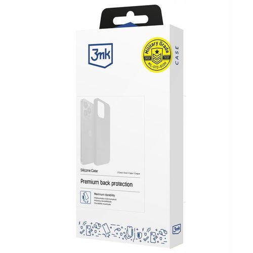 Silikonowe etui na Apple iPhone 16 Pro - 3mk Silicone Case Dark Navy na Arena.pl