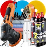 ADBL ROLLER D09125-01 ZESTAW POLEROWANIE AUTA MASZYNA POLERSKA 3X MENZERNA