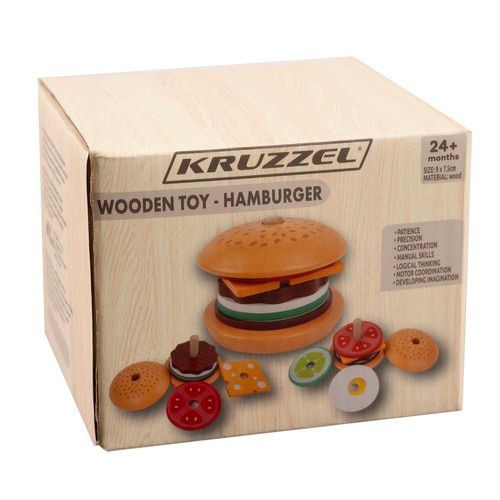 Burger Drewniany Kruzzel 22673 na Arena.pl