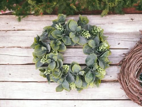WIANEK GĘSTY BOHO NA STÓŁ ŚLUB WESELE DEKORACYJNE WIANKI Z LIŚCMI na Arena.pl