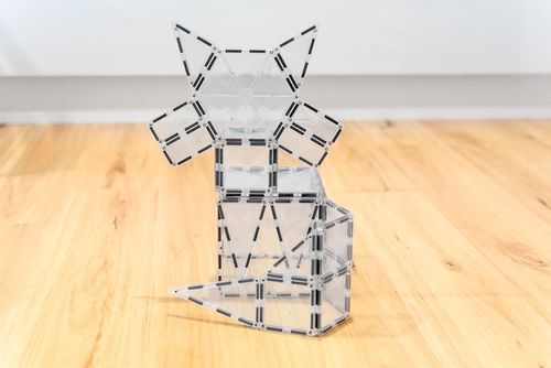 Connetix 34 el. startowe klocki magnetyczne Clear Starter transparentne na Arena.pl