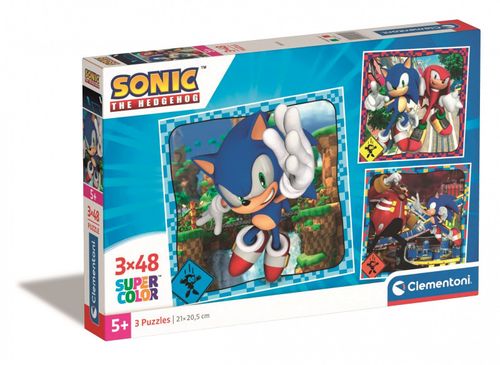 Puzzle 3X48 Elementów Sonic na Arena.pl