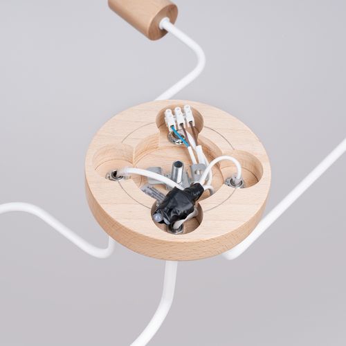 Żyrandol TIMBO 4 biały na Arena.pl