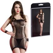 Elastyczne Body, Opinające Ciało Mini Sukienka