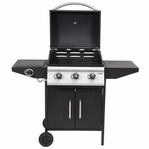 GRILL GAZOWY OGRODOWY 12,8 kW 4 PALNIKI PÓŁKI LUND zdjęcie 4