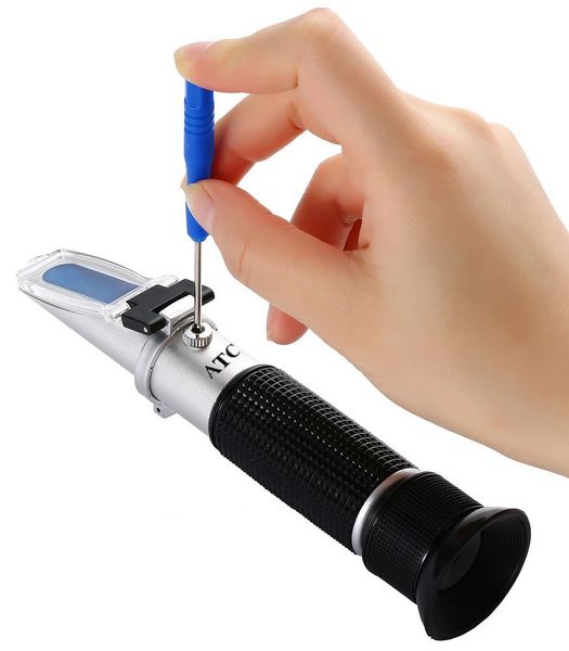 Refraktometr 0-90% Brix Cukru Miodu Balingometr FV zdjęcie 5