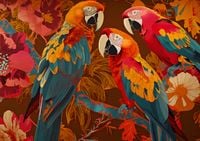 Plakat 42x29,7cm Kolorowe Ary