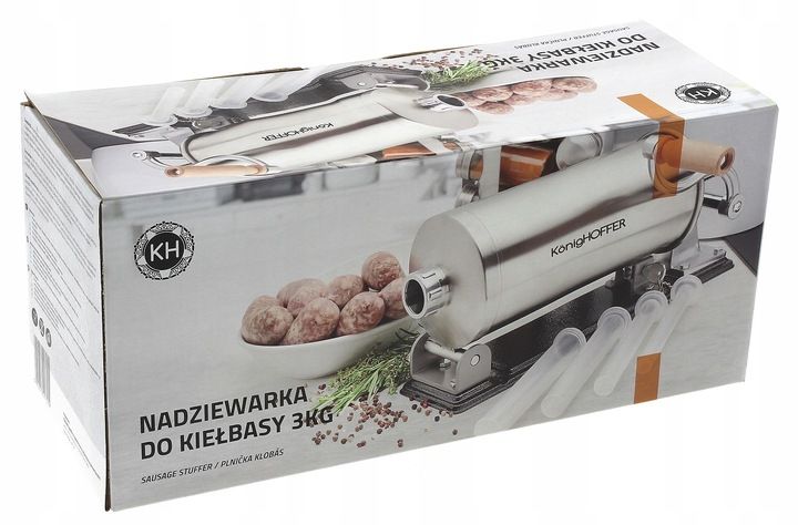 NADZIEWARKA DO KIEŁBAS SZPRYCA MASZYNKA do Nadziewania Konighoffer 3Kg zdjęcie 5
